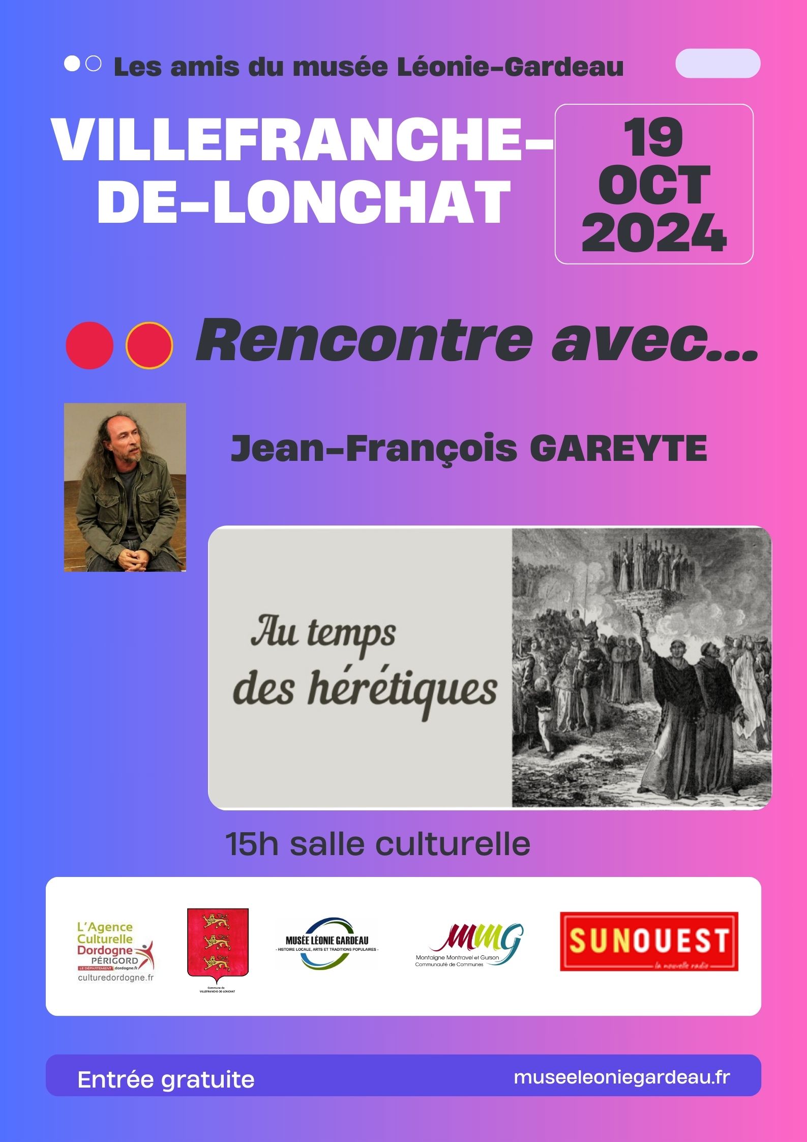 Conférence à Villefranche de Lonchat